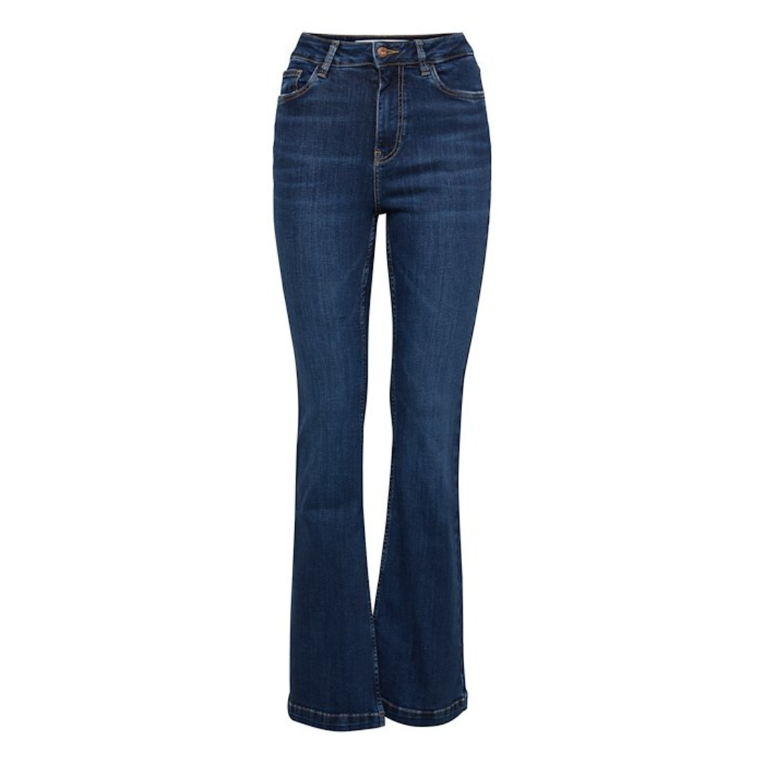 PULZ - JEANS - BECCA BOOTCUT 50207285 - DARK BLUE DENIM