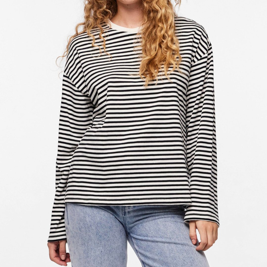 PIECES - BLUSE - SADIE 17146655 - CLOUD DANCER/SORT