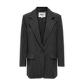 ONLY - BLAZER - BRIE 15304268 - DARK GREY MELANGE STRIPES/WHITE