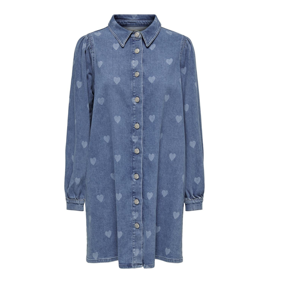 ONLY - KJOLE- ALMA - 15326836 - MEDIUM BLUE DENIM