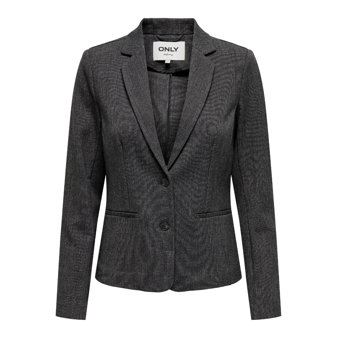 ONLY - BLAZER - POPTRASH ELISE 15330828 - DARK GREY MELANGE