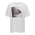 ONLY - T-SHIRT - MELINA - 15333517 - BRIGHT WHITE DISCO