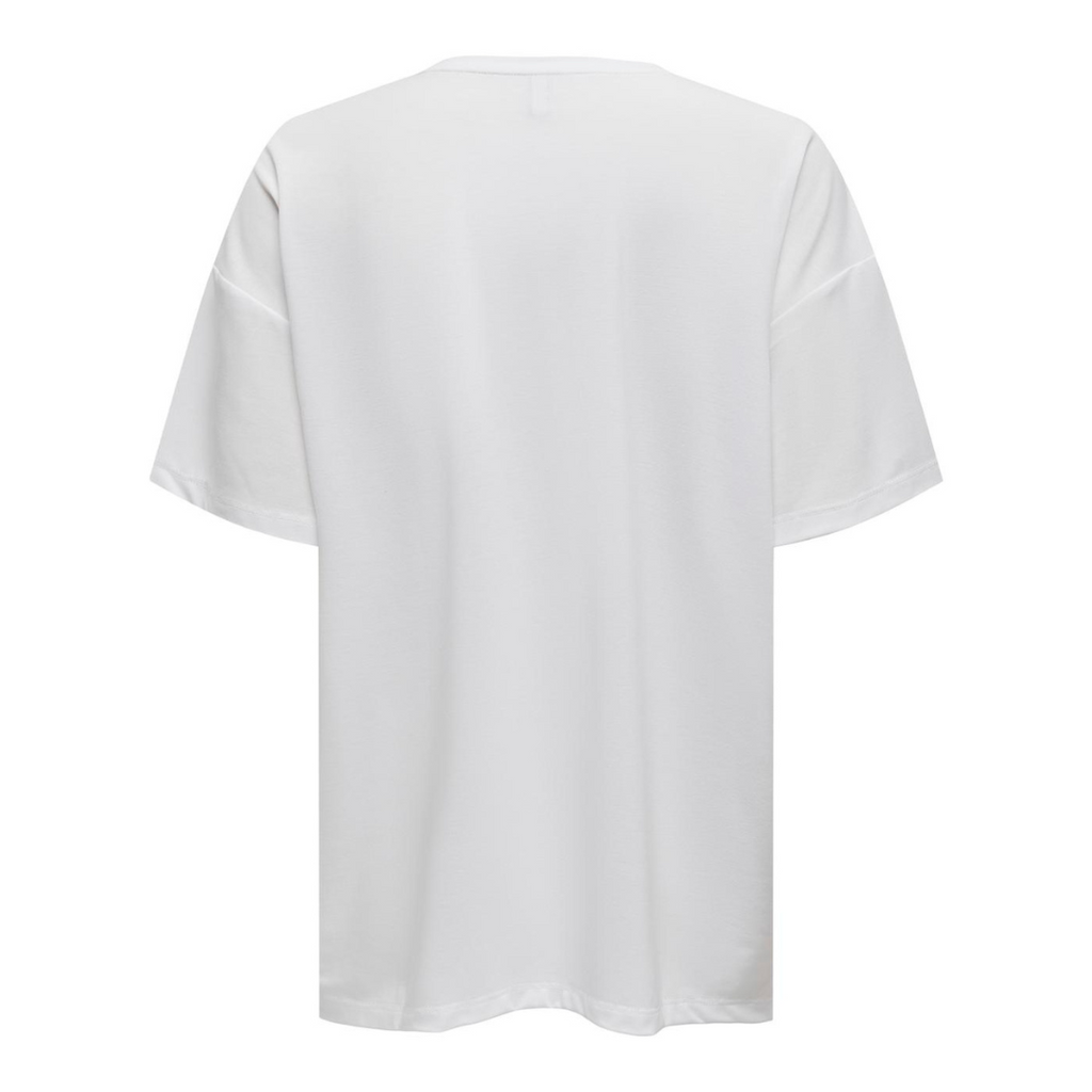 ONLY - T-SHIRT - MELINA - 15333517 - BRIGHT WHITE QUEEN
