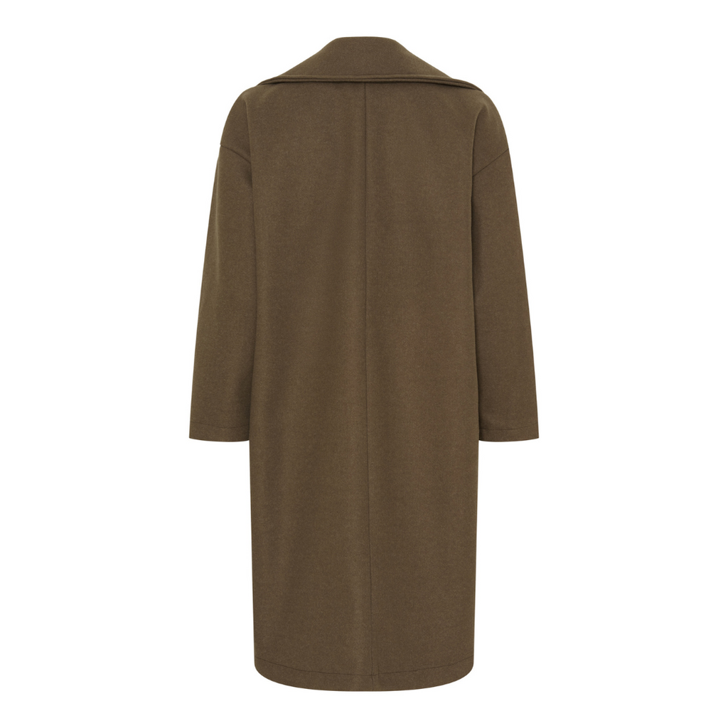MARTA DU CHATEAU - FRAKKE - IDALIA 35079 - DARK BROWN