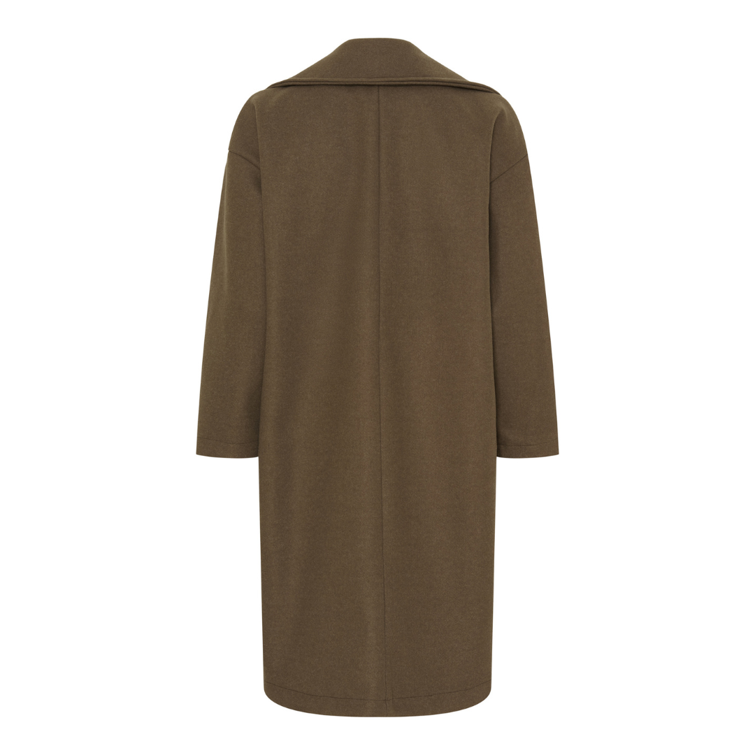 MARTA DU CHATEAU - FRAKKE - IDALIA 35079 - DARK BROWN