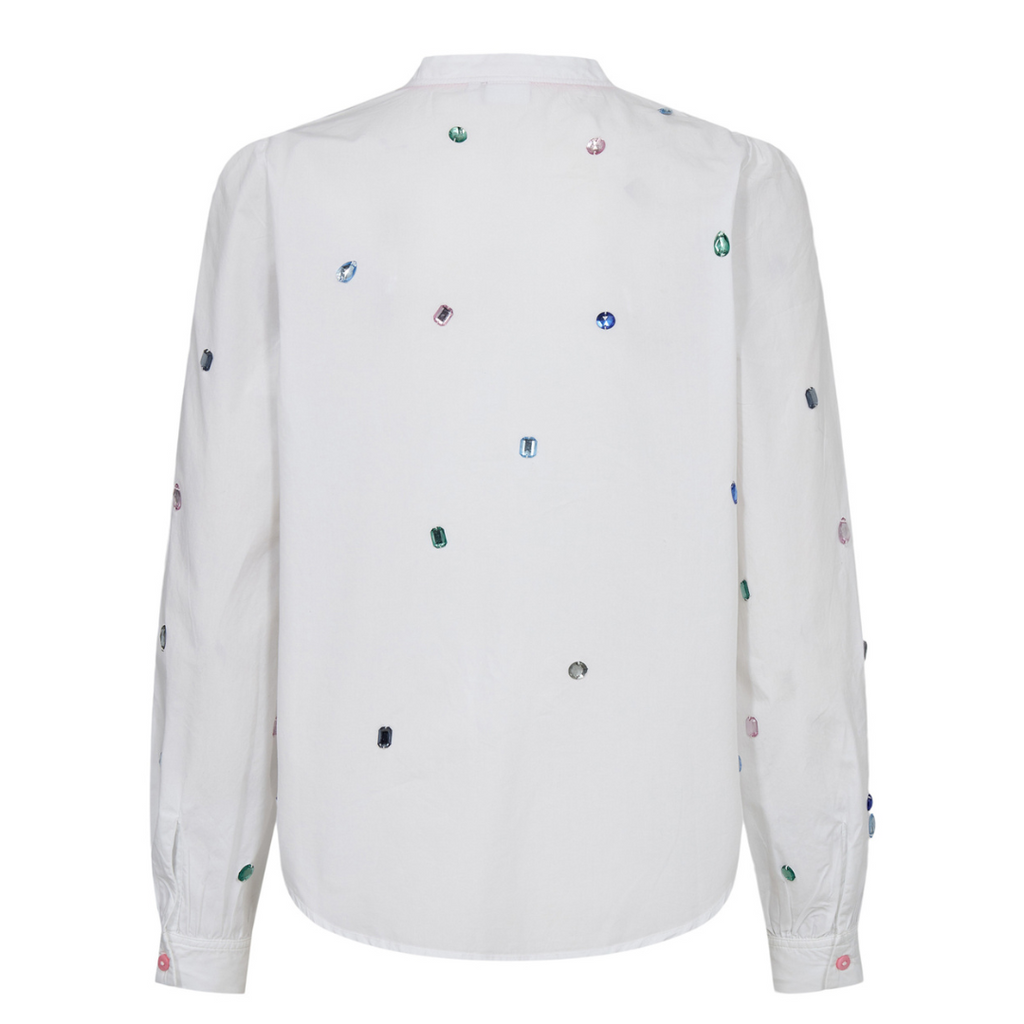 NÜMPH - SKJORTE - HEIDI 704858 - BRIGHT WHITE