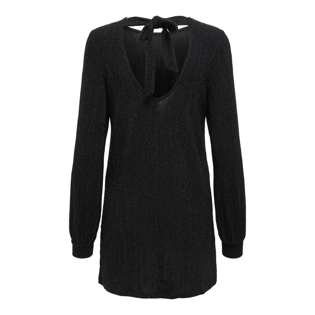 ONLY - KJOLE - CAROL GLITTER BOW 15309903 - BLACK ZIGGA
