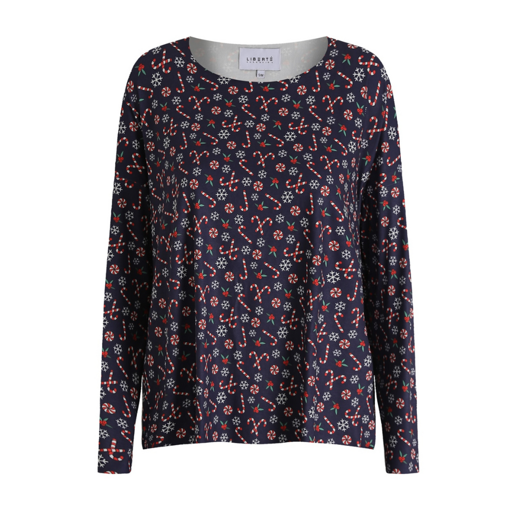 LIBERTÉ - BLUSE - ALMA 9504 - CANDYCANE NAVY