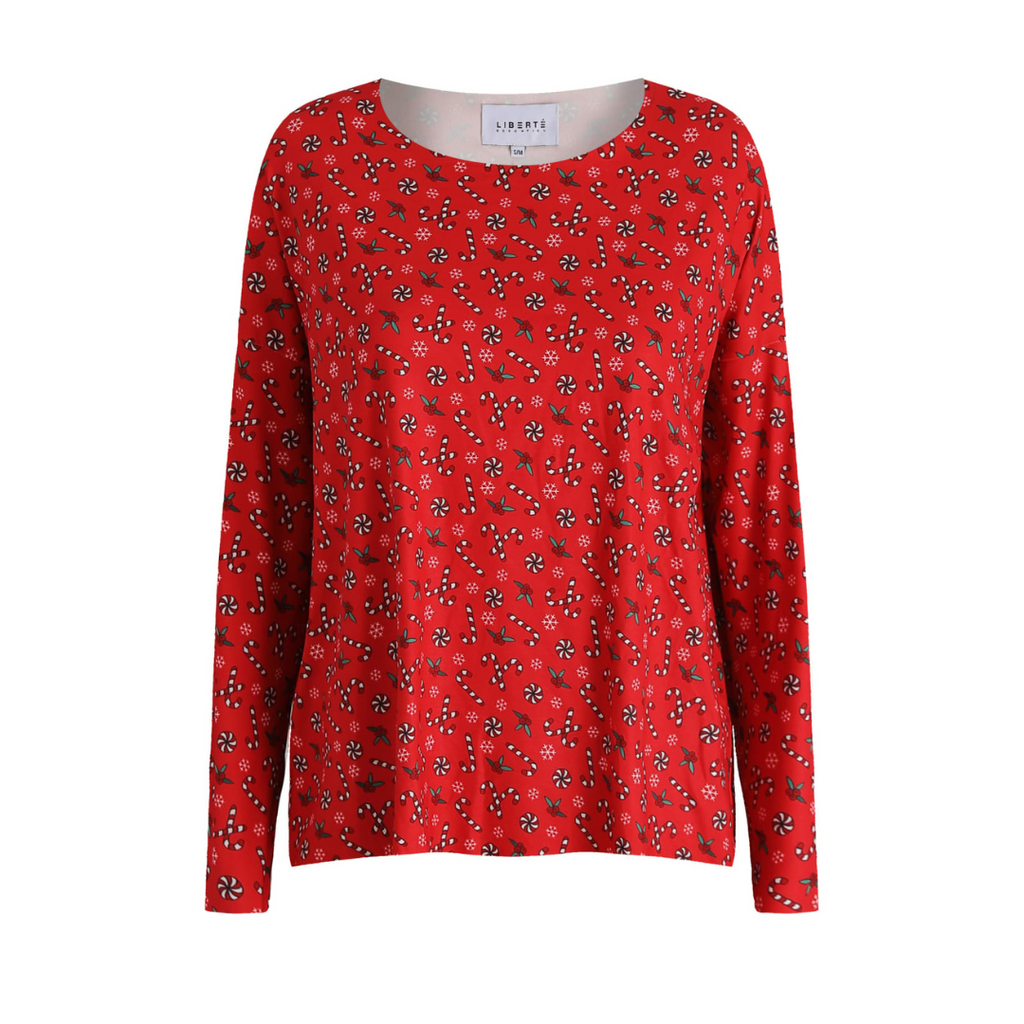 LIBERTÉ - BLUSE - ALMA 9504 - CANDYCANE RED