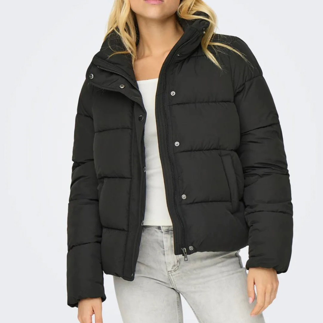 ONLY - PUFFERJAKKE - NEW COOL 15295424 - SORT