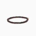 SOÏ - KRYSTAL ARMBÅND - RED TIGER EYE 4 MM.