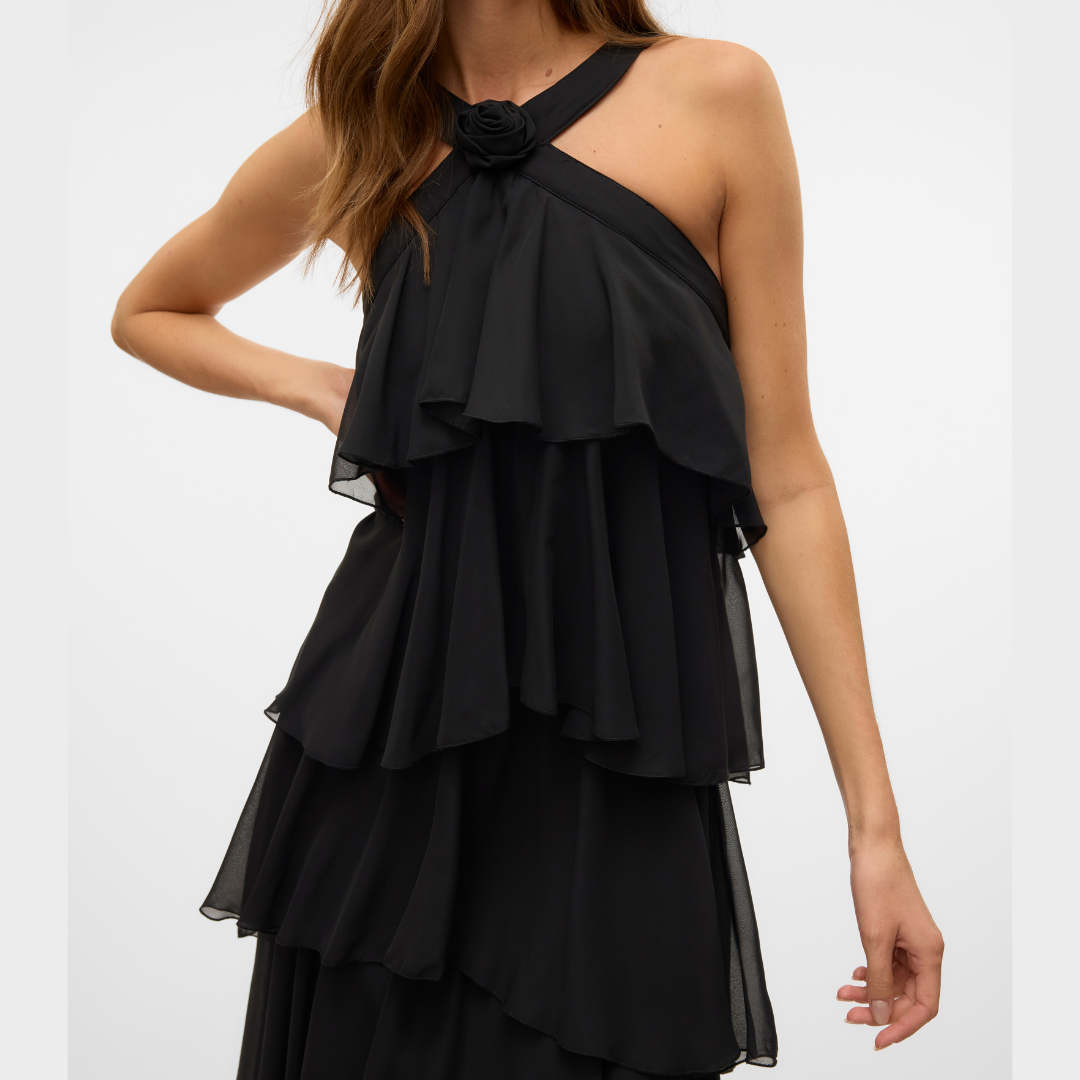 VERO MODA - KJOLE - FELICIA 10295237 - SORT