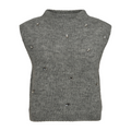 NÜMPH - VEST - SAIDANI 704993 - MEDIUM GREY MELANGE