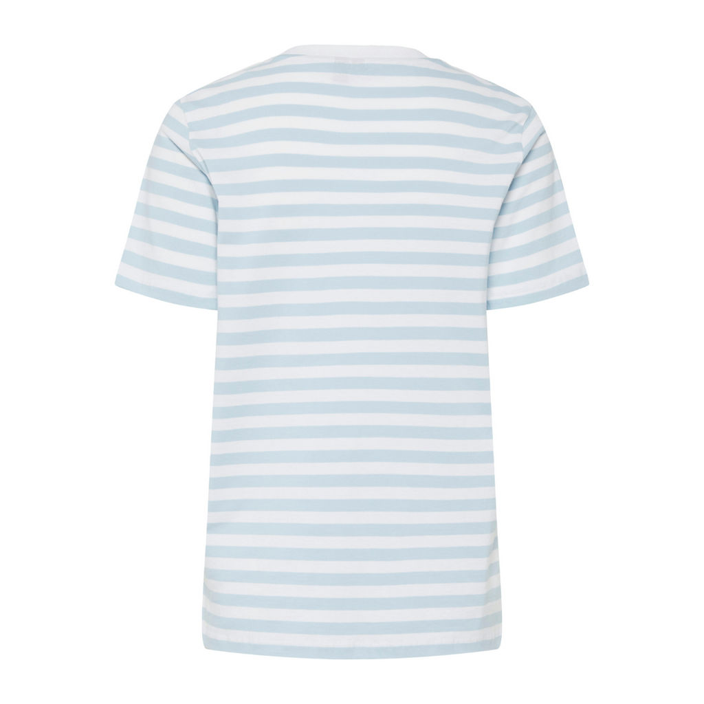PIECES - T-SHIRT - RIA 17146339 - CASHMERE BLUE/BRIGHT WHITE