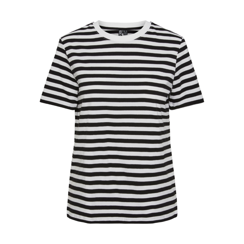 PIECES - T-SHIRT - RIA 17146339 - BLACK/BRIGHT WHITE