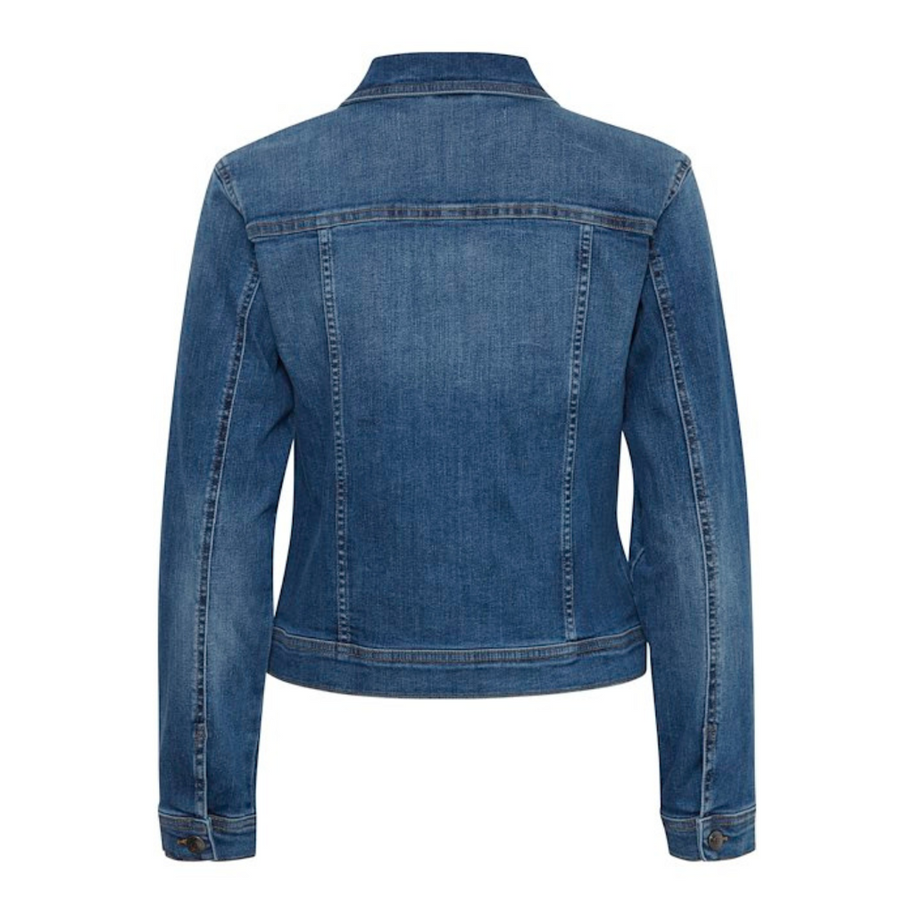 PULZ - DENIMJAKKE - KATJA 50208246 - MEDIUM BLUE DENIM