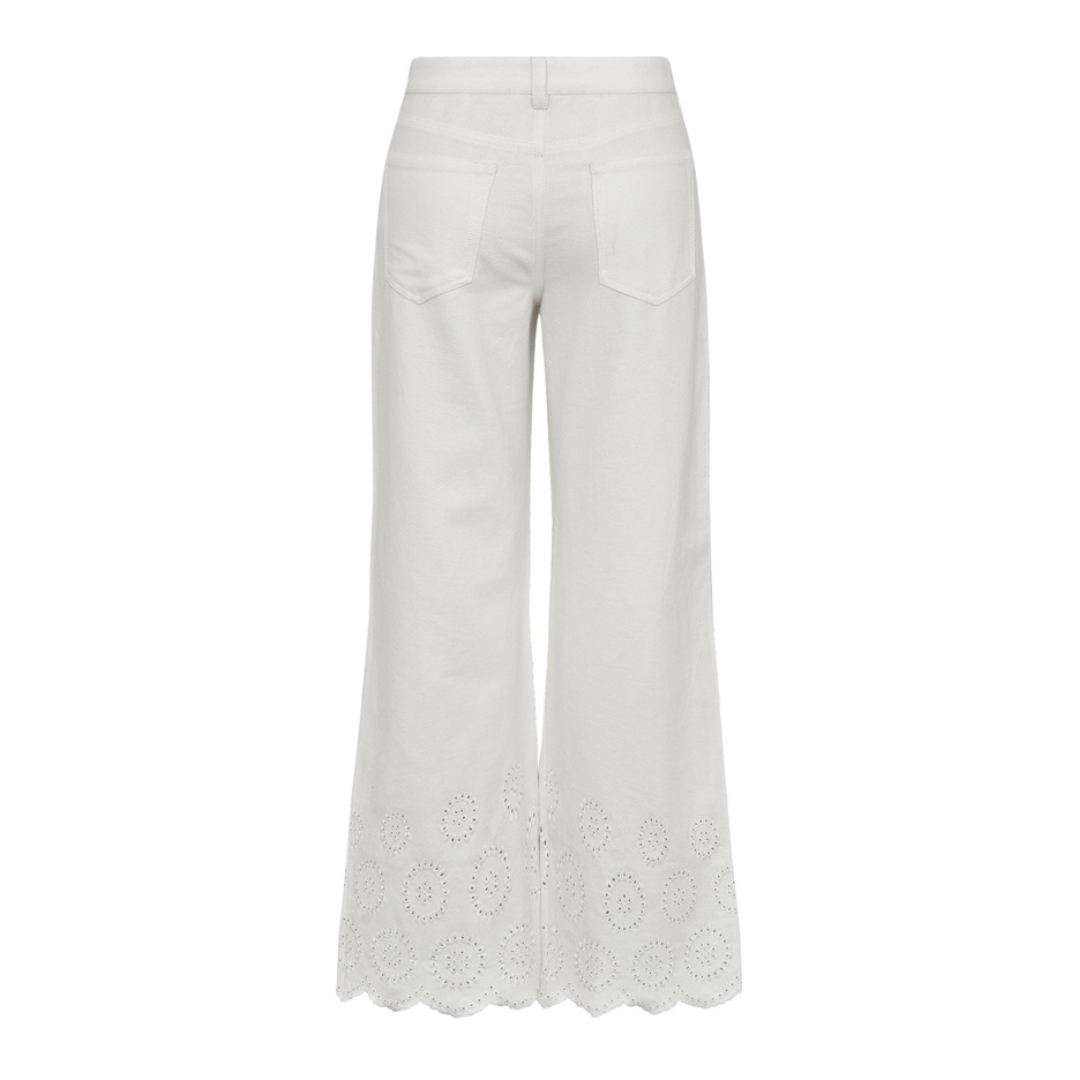 GLOBAL FUNK - JEANS - AMARILLO SCALLOP 73770285 - WHITE