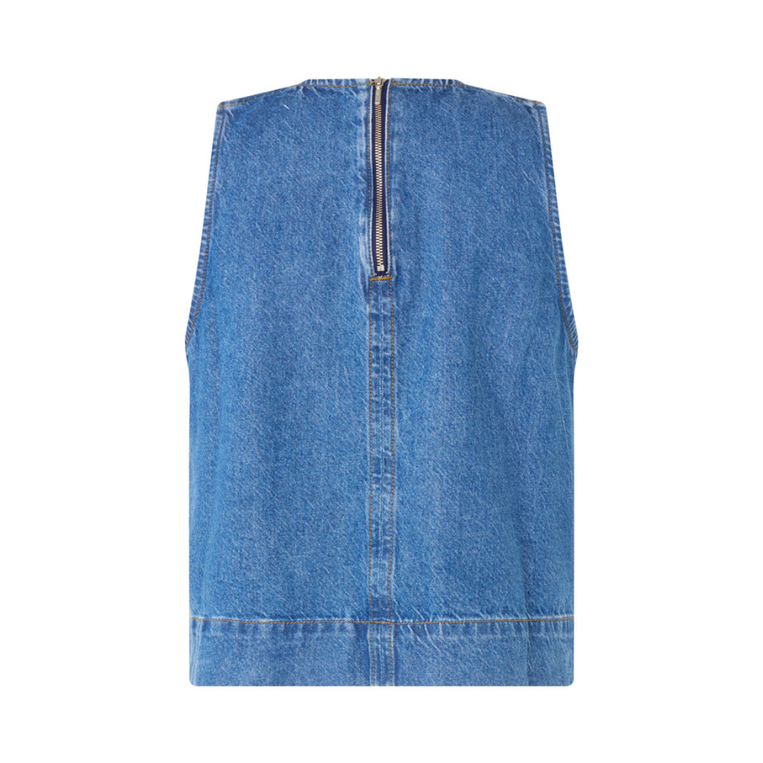 GLOBAL FUNK - TOP - RIHNE 58439850 - MID VINTAGE BLUE