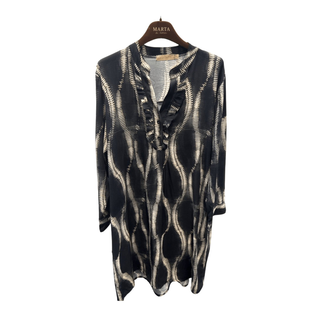 MARTA DU CHATEAU - KJOLE - 2604B - NERO LG1363