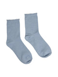 VILA SOCK - VALERIA GLITTER - 14096425 - BLUE-SILVER
