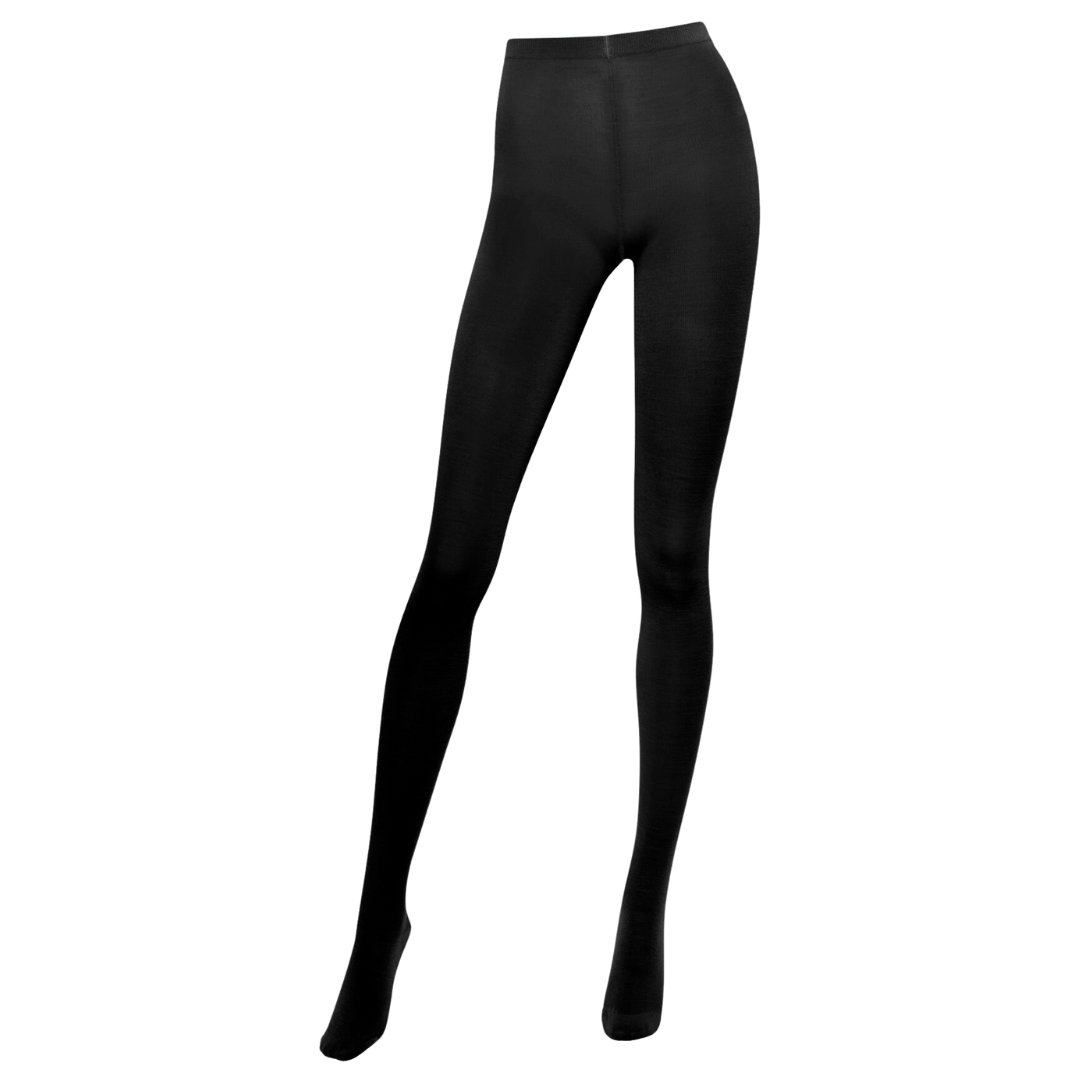WOLFORD - STRØMPEBUKSER - MERINO 11310 - 7005 SORT