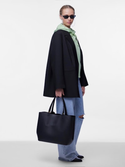 PIECES - SHOPPER - KOPA - 17082685 - SORT