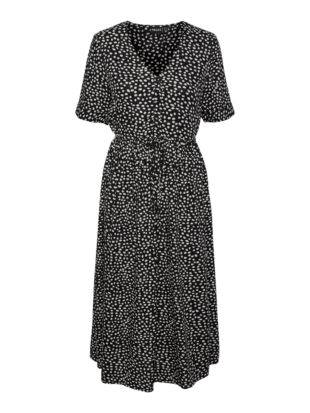 PIECES - KJOLE - TALA 17133688  - BLACK DOT