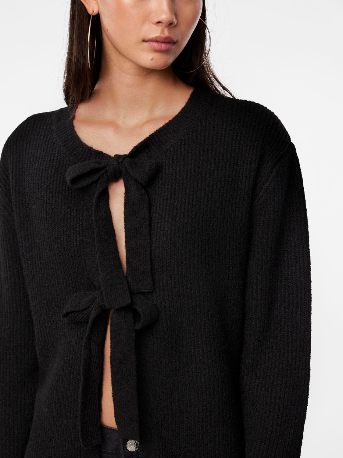 PIECES - CARDIGAN - SILLY 17150235 - SORT