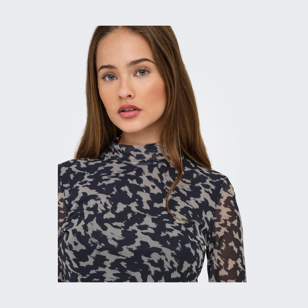 ONLY - MESHBLUSE - ERICA 15141298 - BLUE GRAPHITE