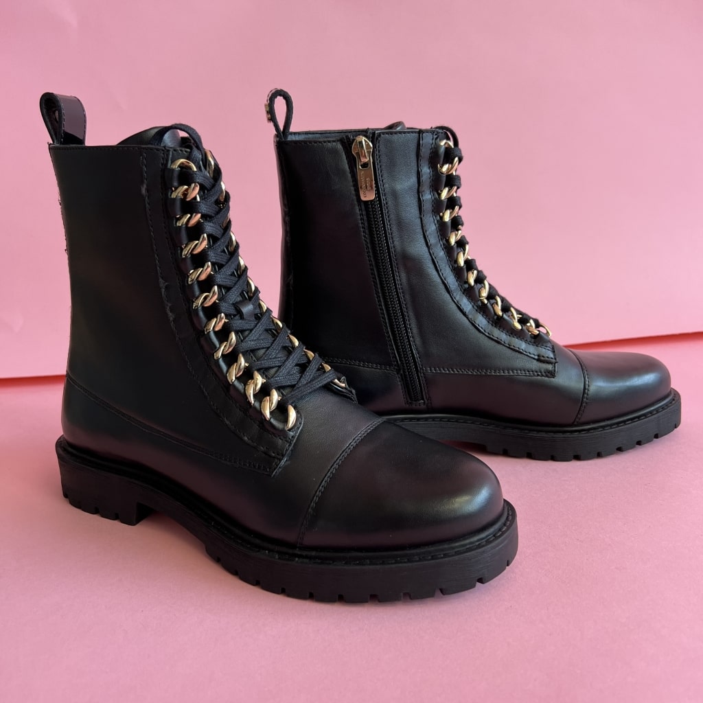 COPENHAGEN SHOES - STØVLE - ROCK 22 - SORT/GULD