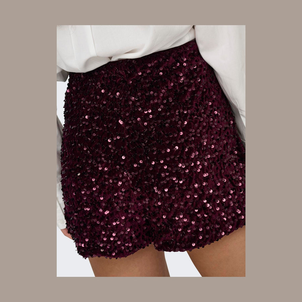 ONLY - SKORTS - ANIKA 15358316 - WINETASTING SEQUINS