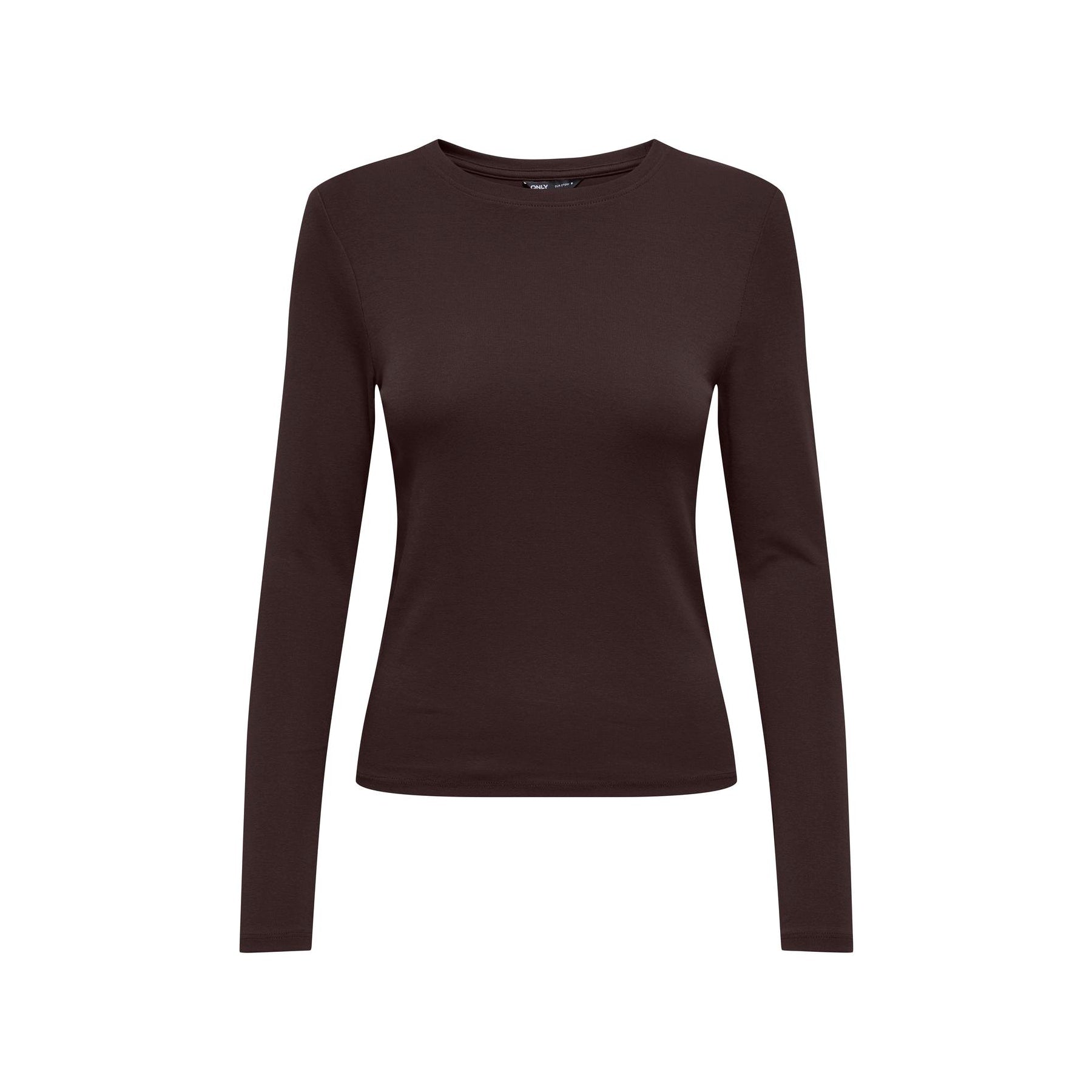 ONLY - T-SHIRT - RILEY 15323159 - BLACK COFFEE