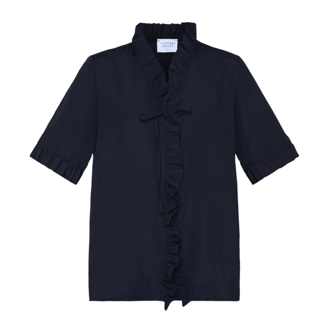 SISTERS POINT - BLUSE - MATIA 16601-00 - SORT