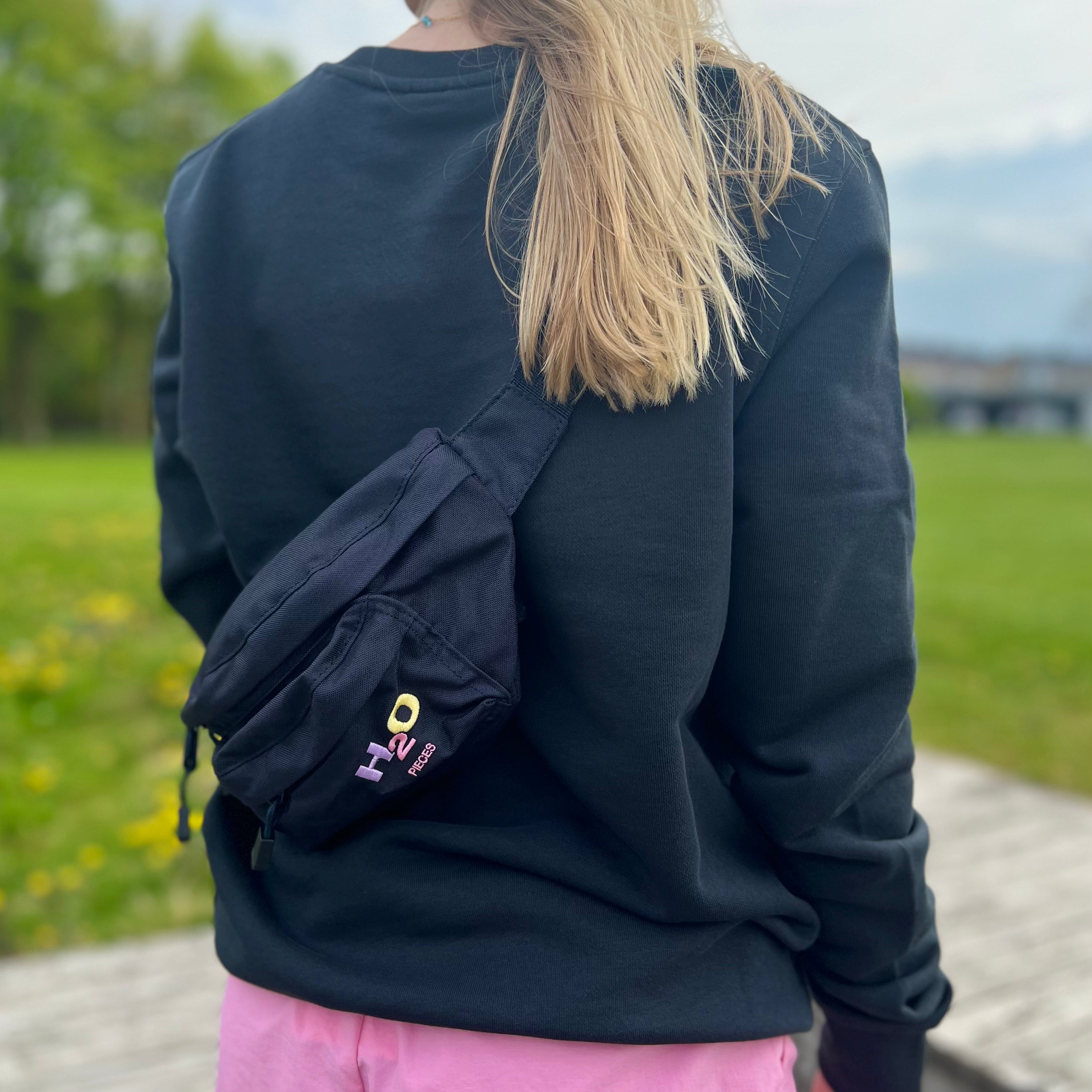 PIECES X H2O - BUMBAG - MIXTAPE 17147256 - NAVY BLAZER