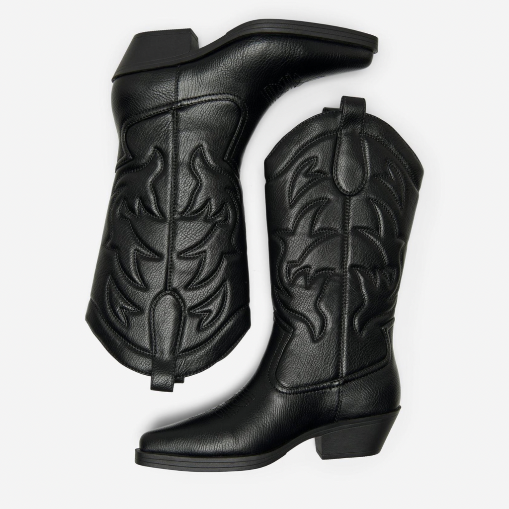 ONLY - STØVLER - BRONCO PU - 15304379 - BLACK