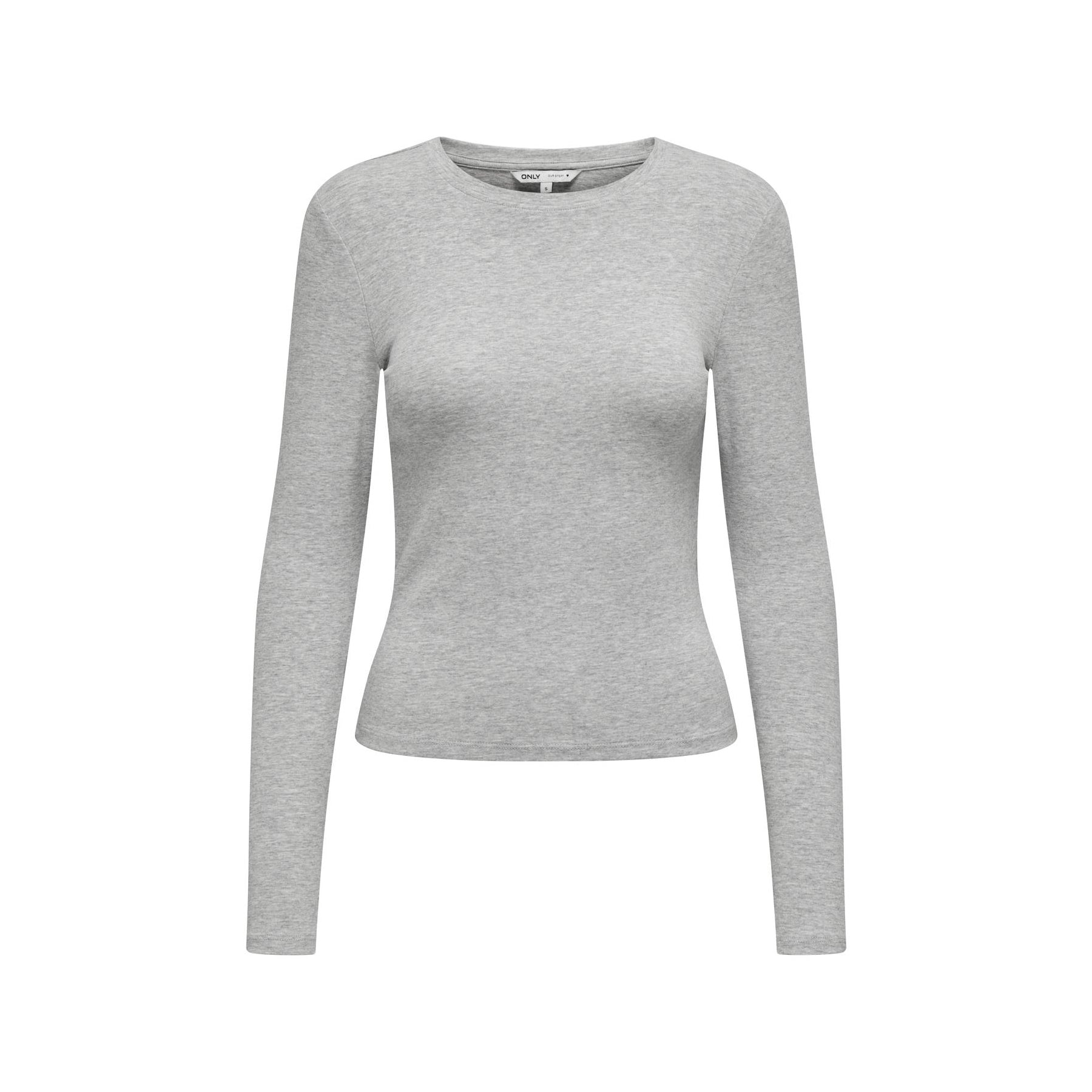 ONLY - T-SHIRT - RILEY 15323159 - LIGHT GREY MELANGE