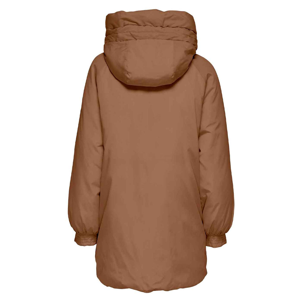 ONLY - JAKKE - MILEY HOOD PARKA 15258475 - TOASTED COCONUT