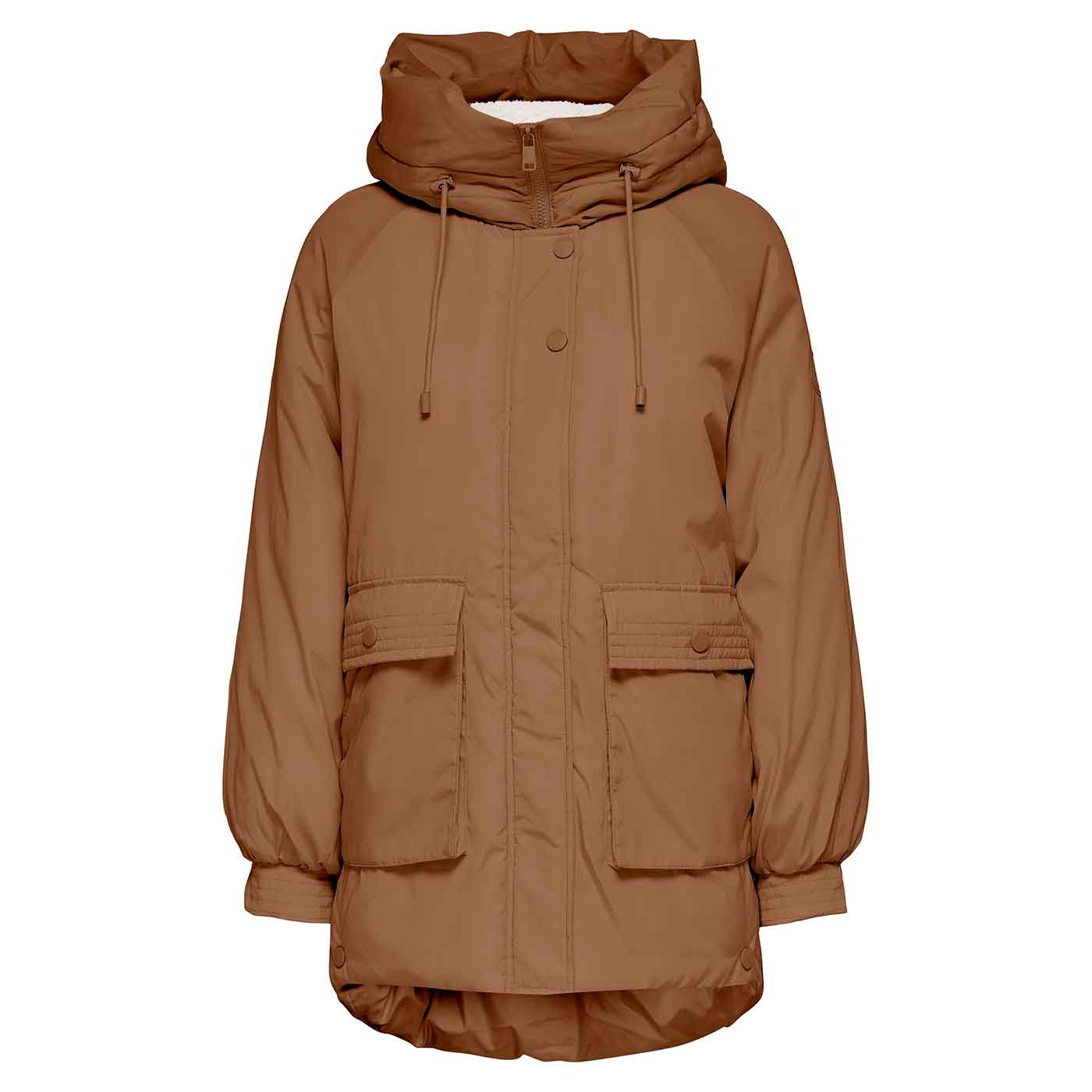 ONLY - JAKKE - MILEY HOOD PARKA 15258475 - TOASTED COCONUT