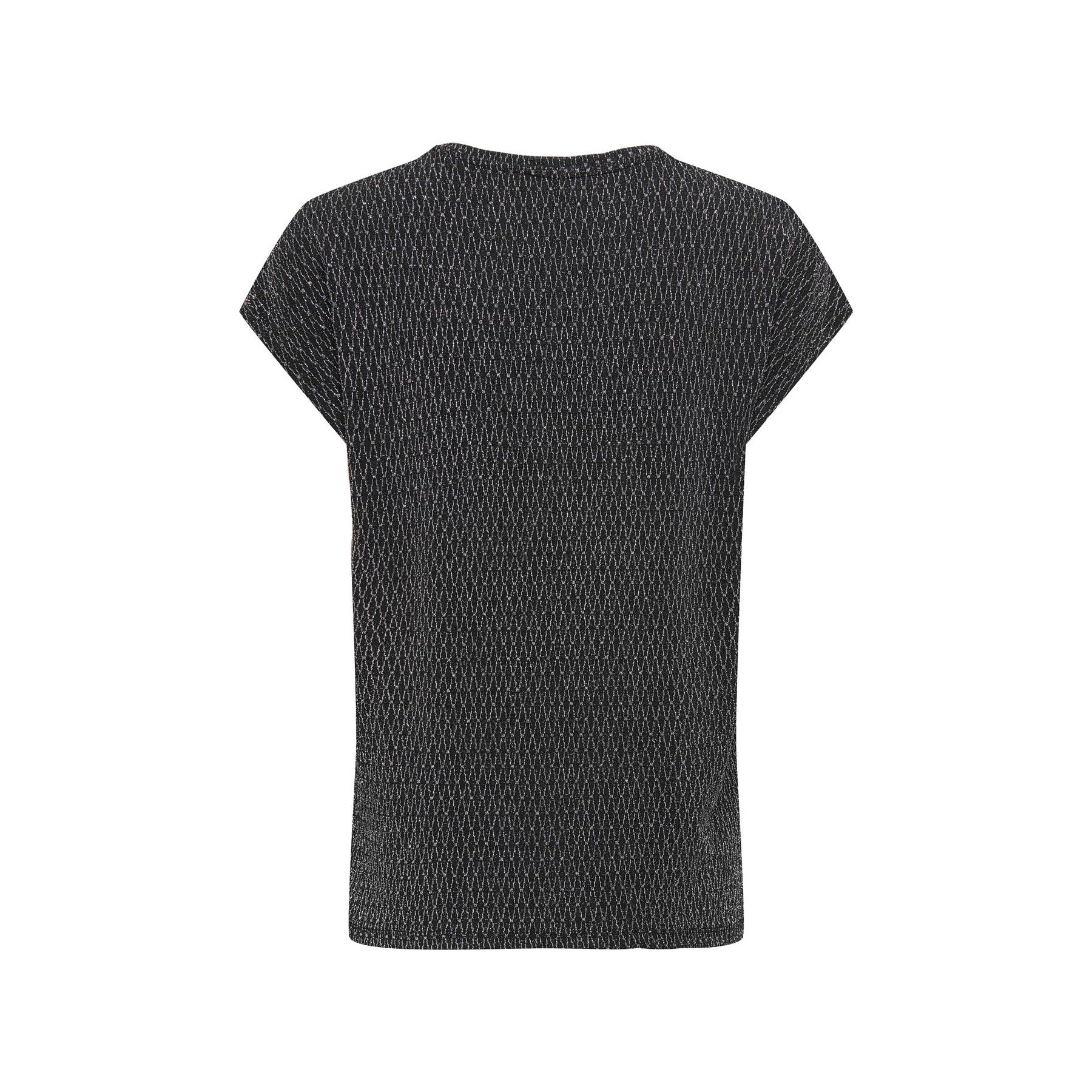 ONLY - TOP - CAROL 15360960 - BLACK/HARLEKIN GLITTER
