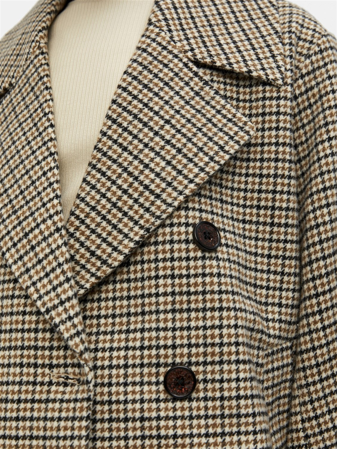 OBJECT  - JAKKE - KEILY SHORT - 23040644 - SEPIA CHECK