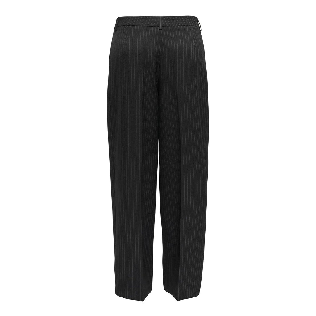 ONLY - BUKS - REINA PLEAT 15349616 - BLACK/CLOUD DANCER PINSTRIPES