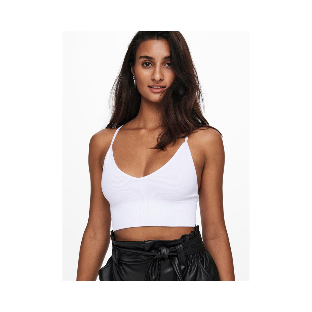 ONLY - BH - VICKY RIB SEAMLESS 15201539 - BRIGHT WHITE