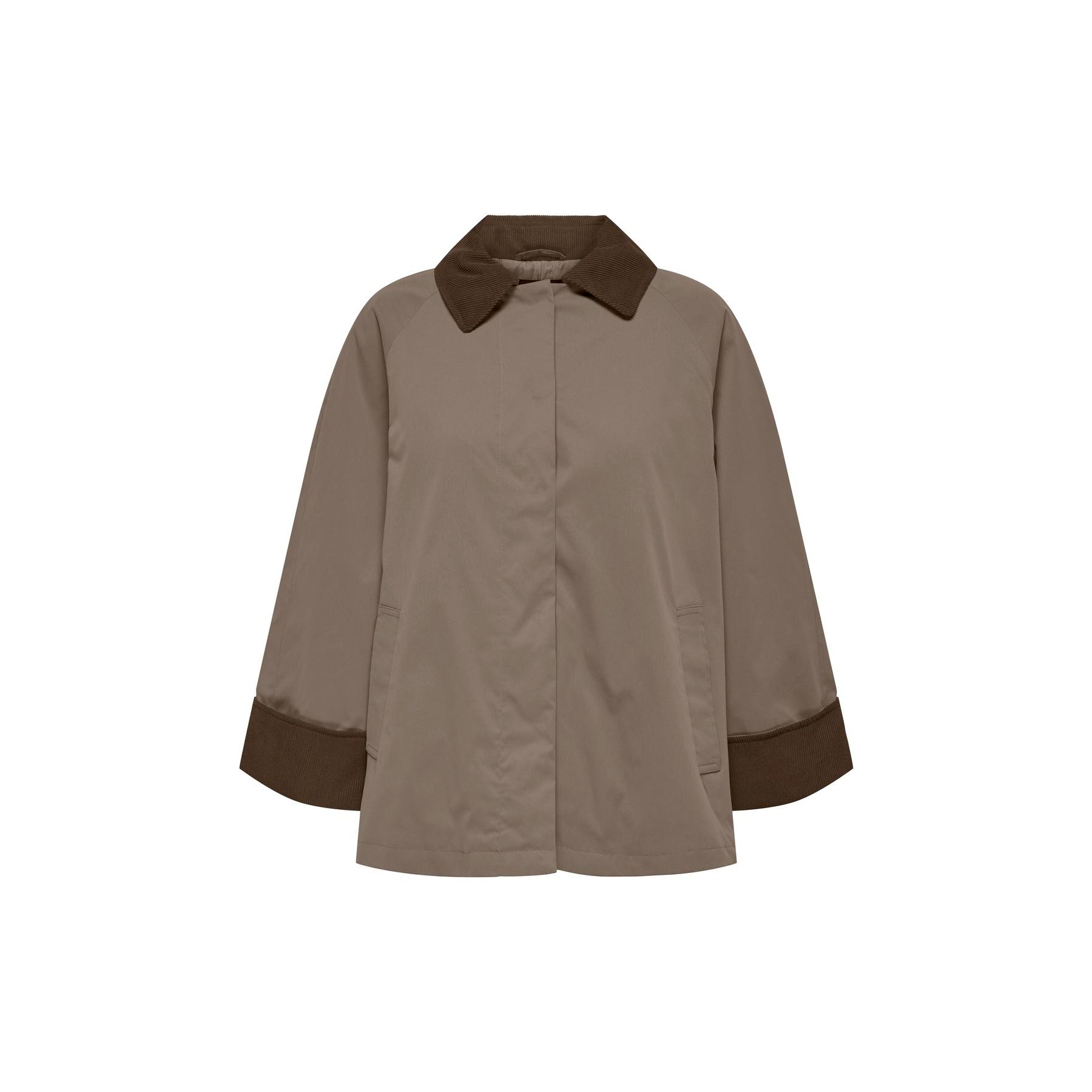 ONLY - JAKKE - ORCHID MIX CORDUROY 15333180 - WALNUT/CHOCOLATE BROWN