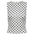 ONLY - TOP - ANNA 15375360 - WHITE/BLACK DOTS