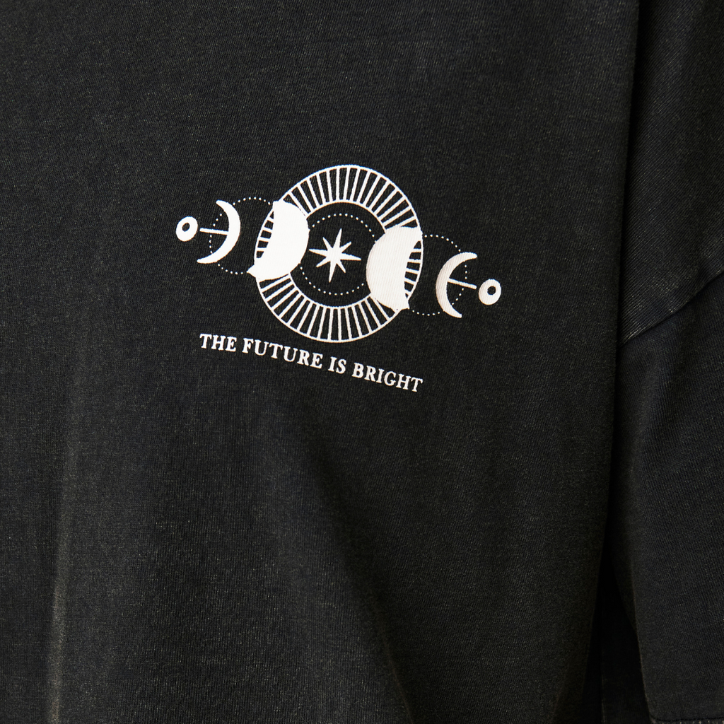 ONLY - T-SHIRT - MANDY 15336997 - BLACK PRINT/FUTURE