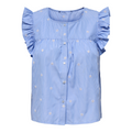 ONLY - TOP - AMANDA 15341412 - CORONET BLUE STRIPES/WHITE