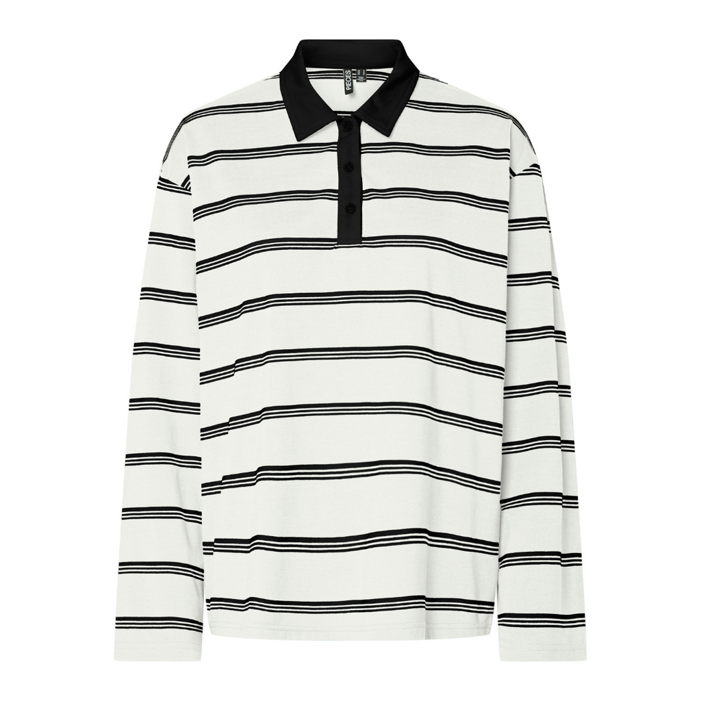 PIECES - POLO - SADIE 17157883 - CLOUD DANCER/SORT
