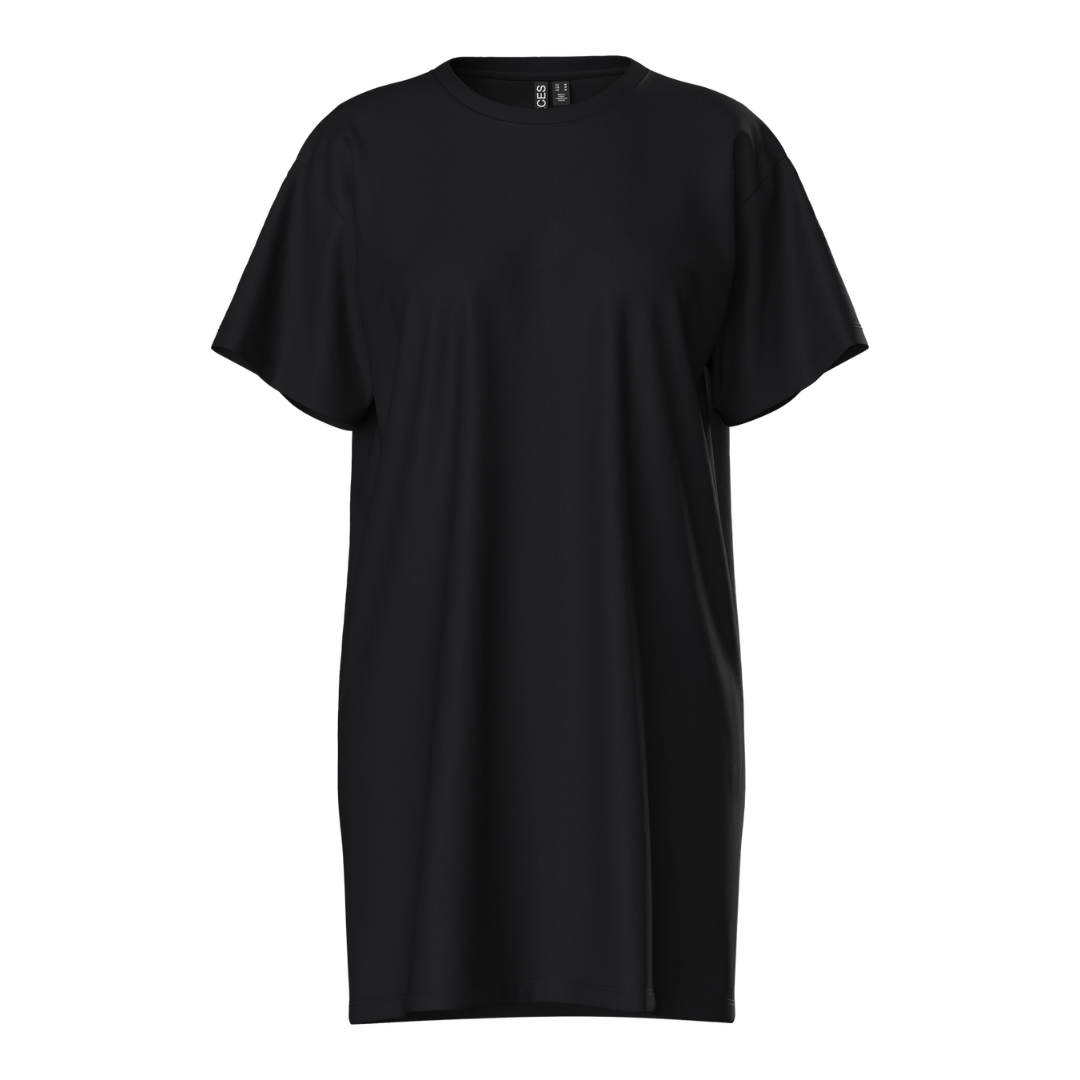 PIECES - T-SHIRT KJOLE - RIA 17149328 - SORT