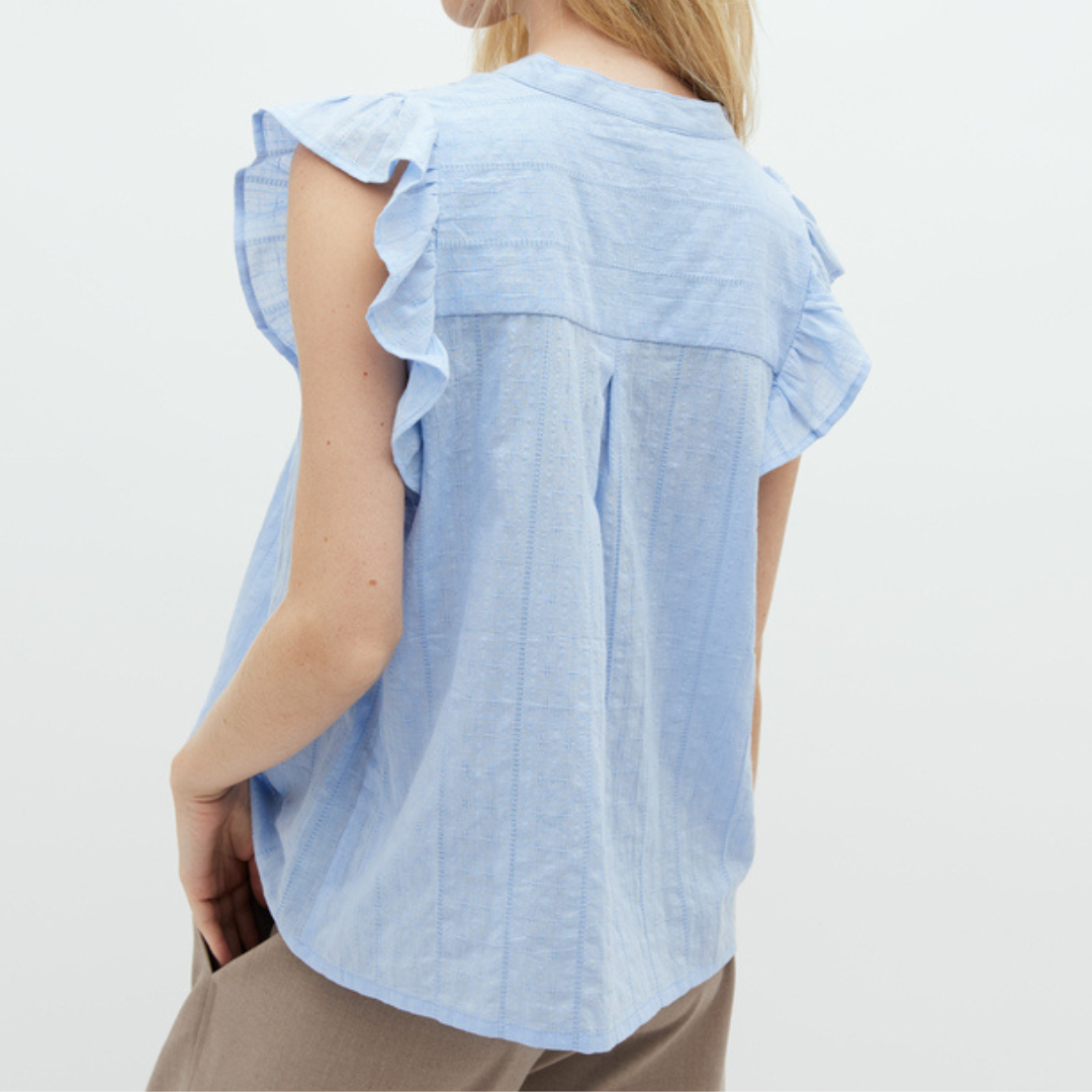 MBYM - BLUSE - GEMALA ACASIA 59119568 - BLUE HERON