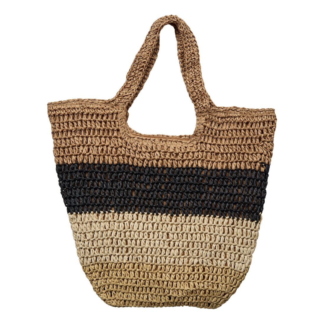 NÜMPH - TASKE - CIRKELINE STRAW 704477 - SESAME